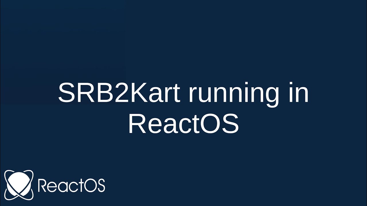SRB2Kart running in ReactOS