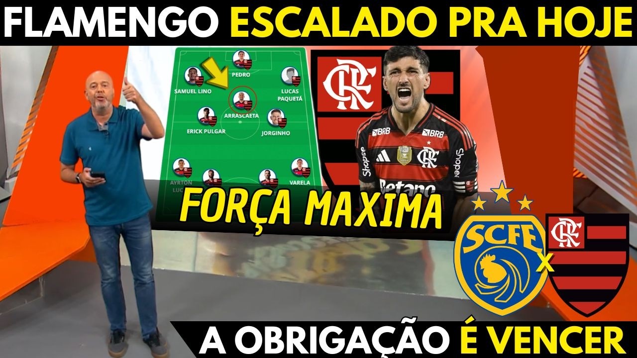SAIU AGORA! FLAMENGO ESCALADO PRA JOGO DECISIVO DO CARIOCA! BAIXA IMPORTANTE NO TIME DE ULTIMA HORA!