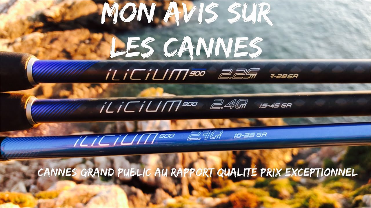 PÊCHE du BAR 2020 : Mon AVIS sur mes 3 CANNES ILICIUM SW