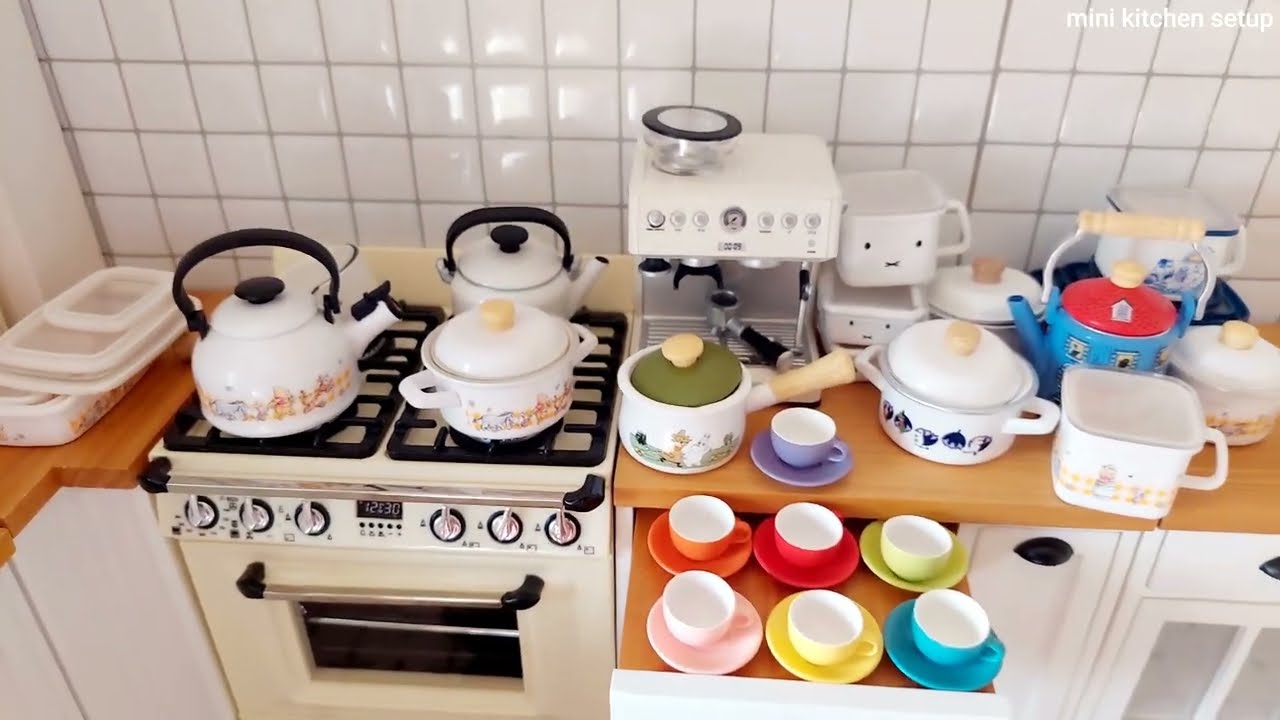 MINI KITCHEN 💜🩷 Re ment mini kitchen set
