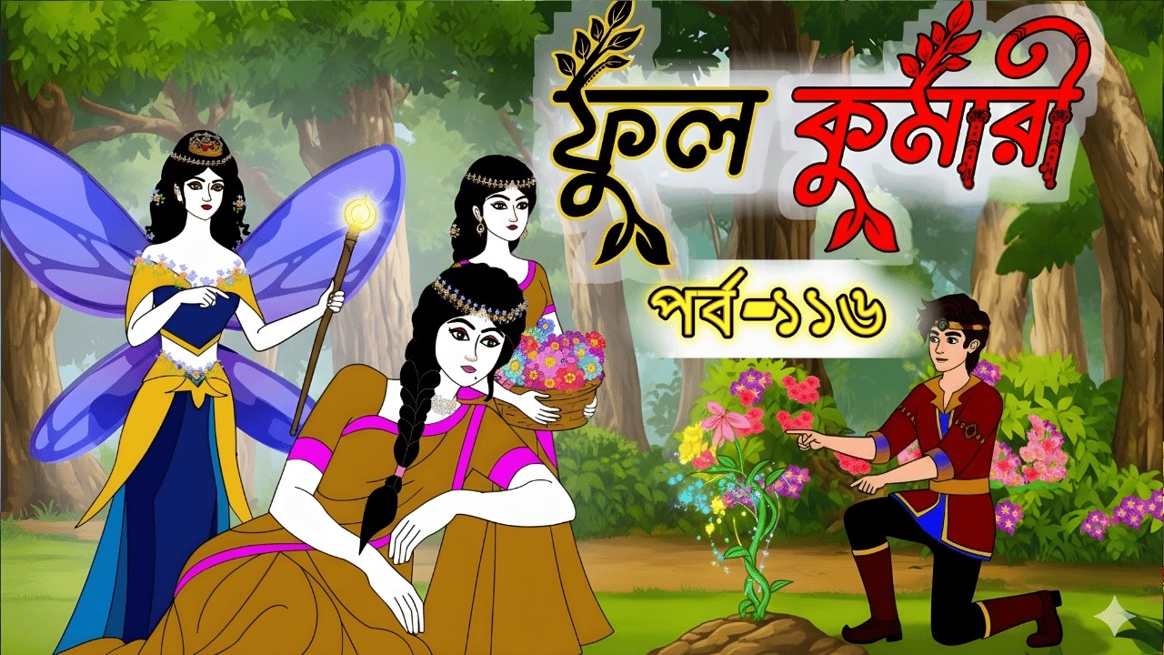 ফুলকুমারী পর্ব ১১৬ | Bangla Cartoon | ফুলকুমারীর জাদুকরী গল্প | Fulkumari Cartoon in Bengali