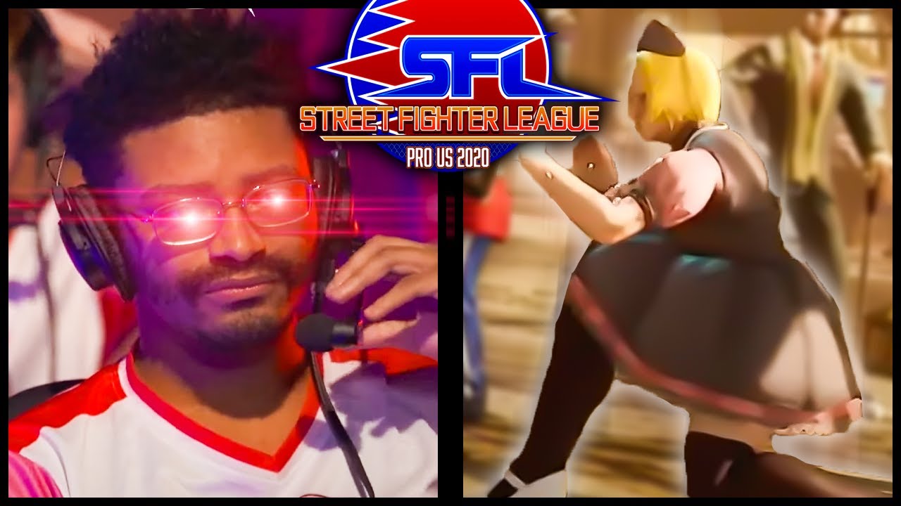 I couldn't stop TEABAGGING at Street Fighter League...