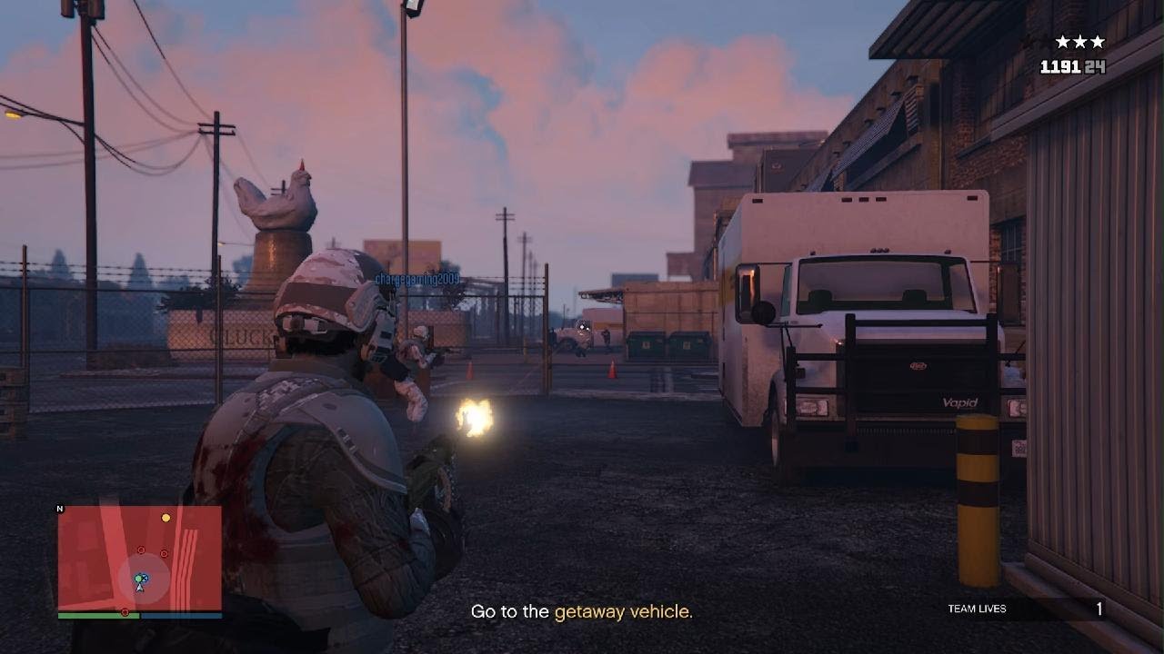 GTA Online | The Cluckin' Bell Farm Raid Finale (Scene of the Crime Mission) 