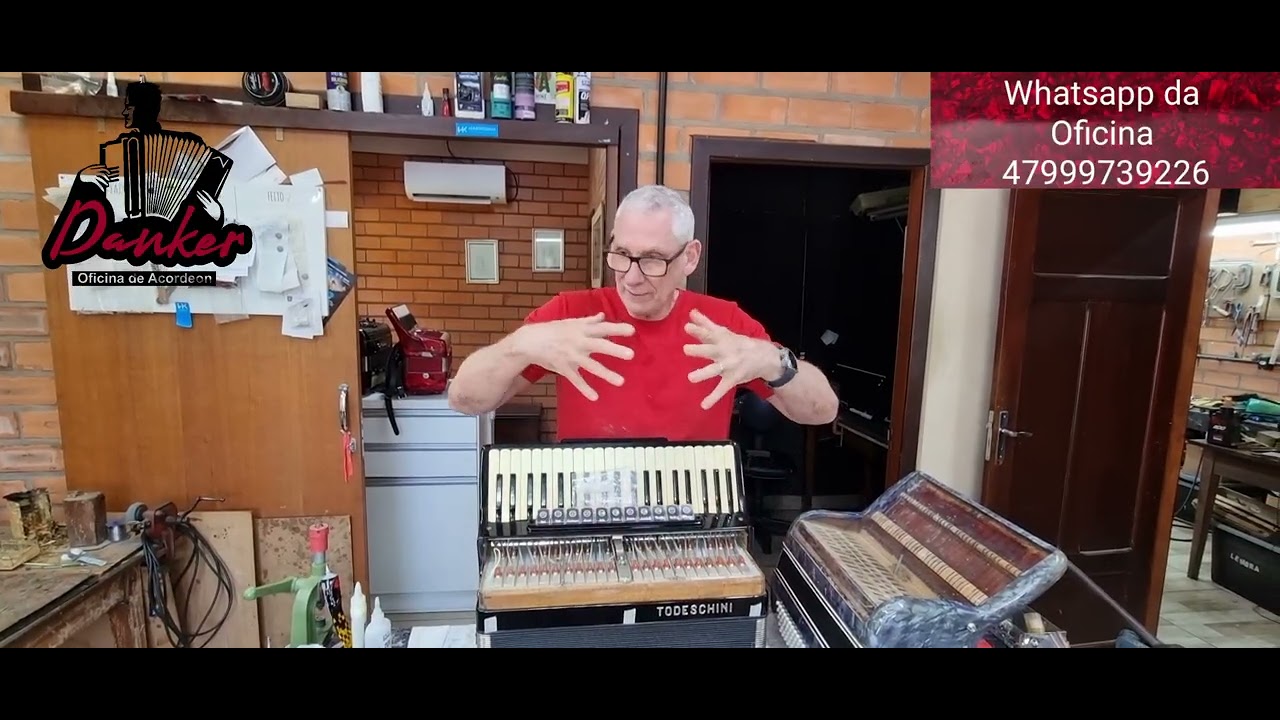 Sobre a garantia dos trabalhos realizados no acordeon. 