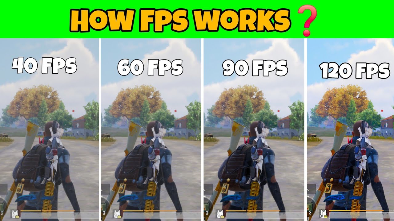 HOW FPS WORKS IN BGMI 🤔| 40Fps Vs 60Fps Vs 90Fps Vs 120Fps ❗️