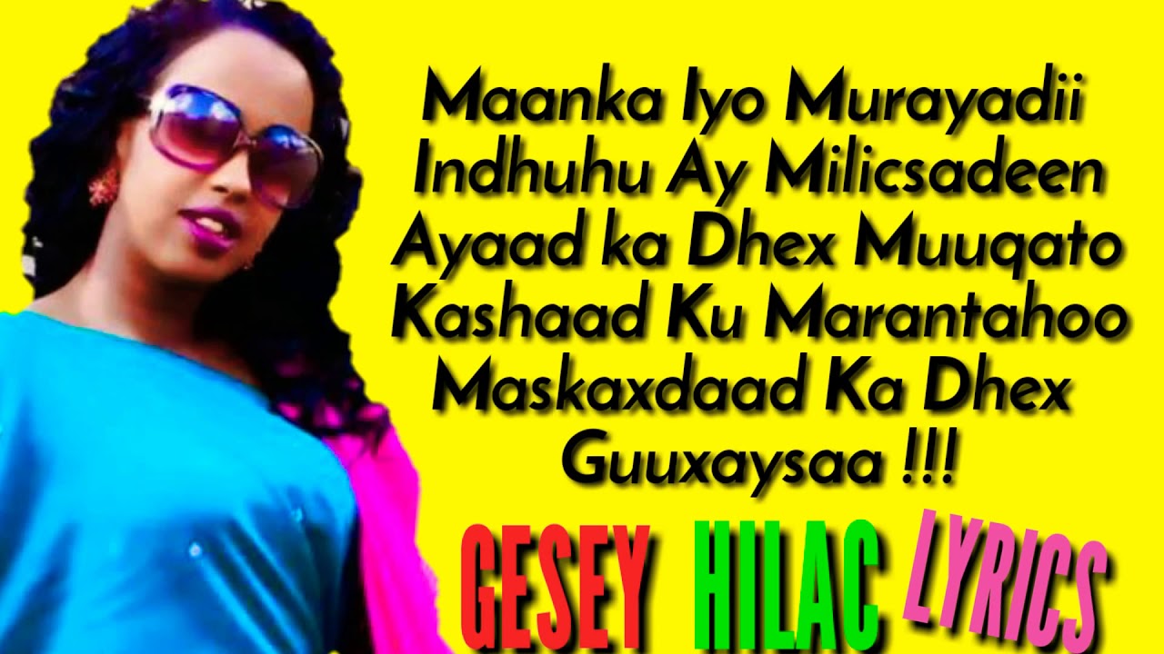 Hodan Abdirahman / Marnaba ku hilmaamayaa LyricS. ..