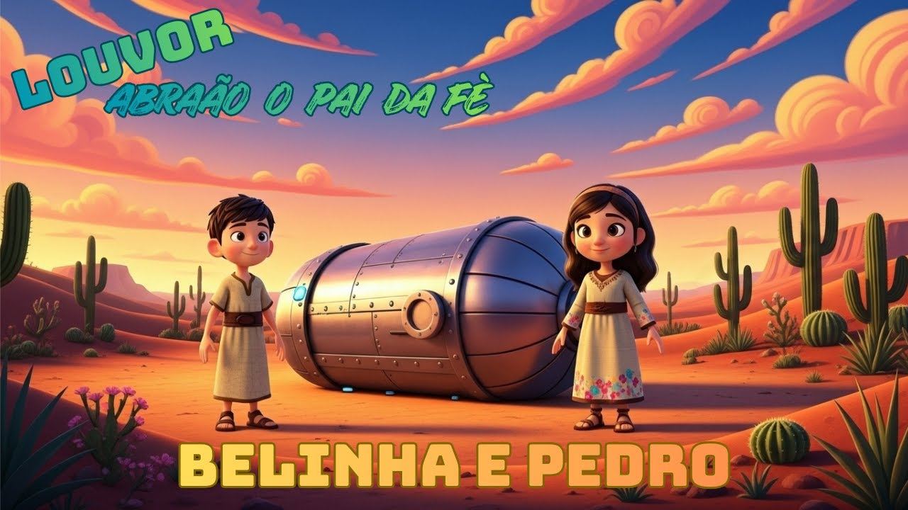 Abraão o Pai da Fé Infantil | Louvor Infantil Gospel | Belinha e Pedro