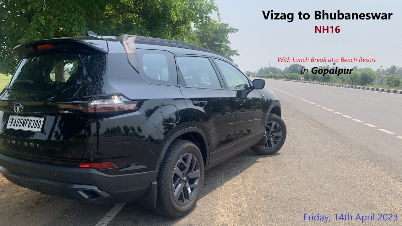 Vizag to Bhubaneswar - Experience the Full Drive on NH16 - Part 1 of 2 (Lunch @ Gopalpur Beach)