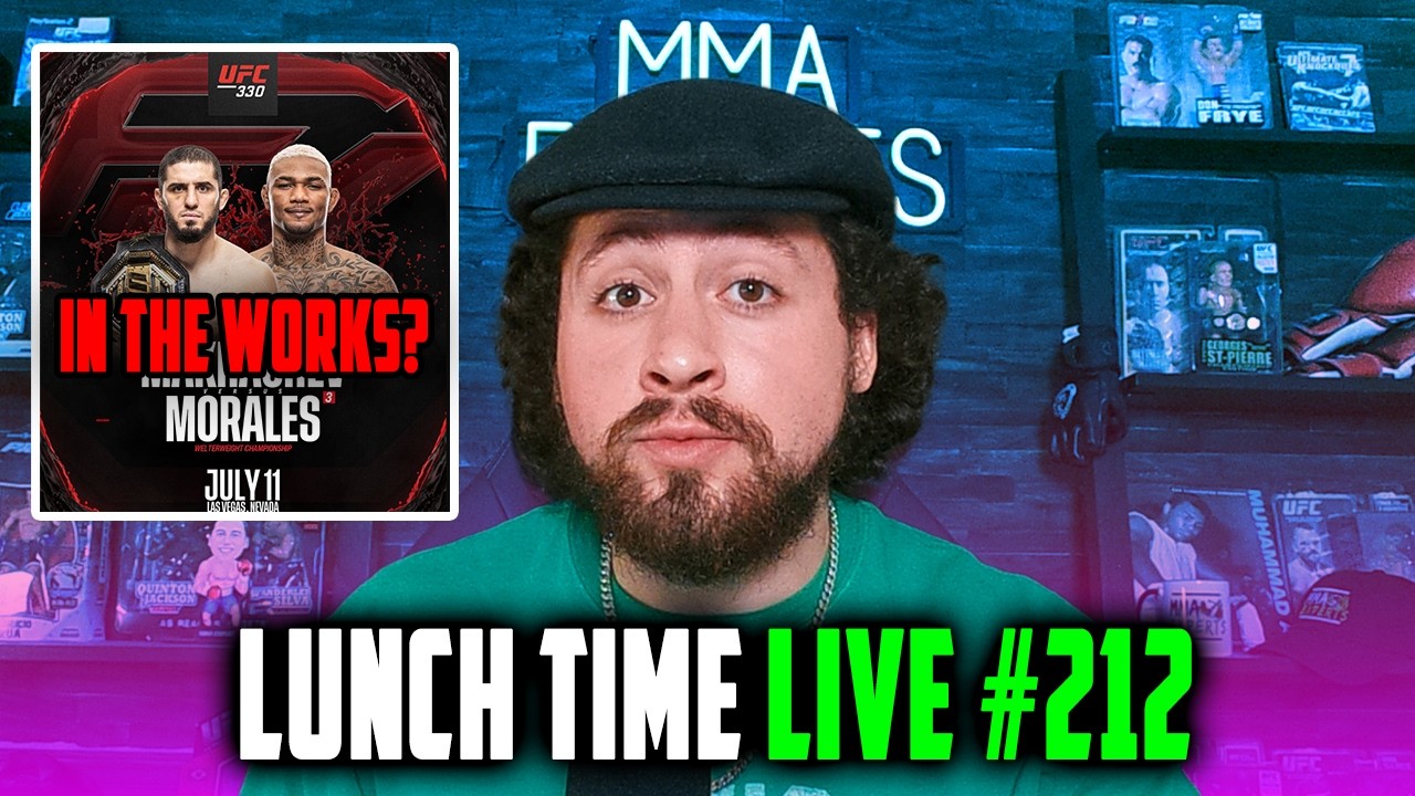 MAKHACHEV VS MORALES? UFC WHITE HOUSE NEWS! UFC 326 PICKS? - LUNCH TIME LIVE