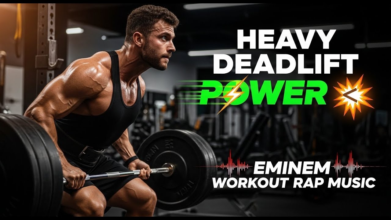 HEAVY DEADLIFT POWER 💥 EMINEM WORKOUT RAP MUSIC