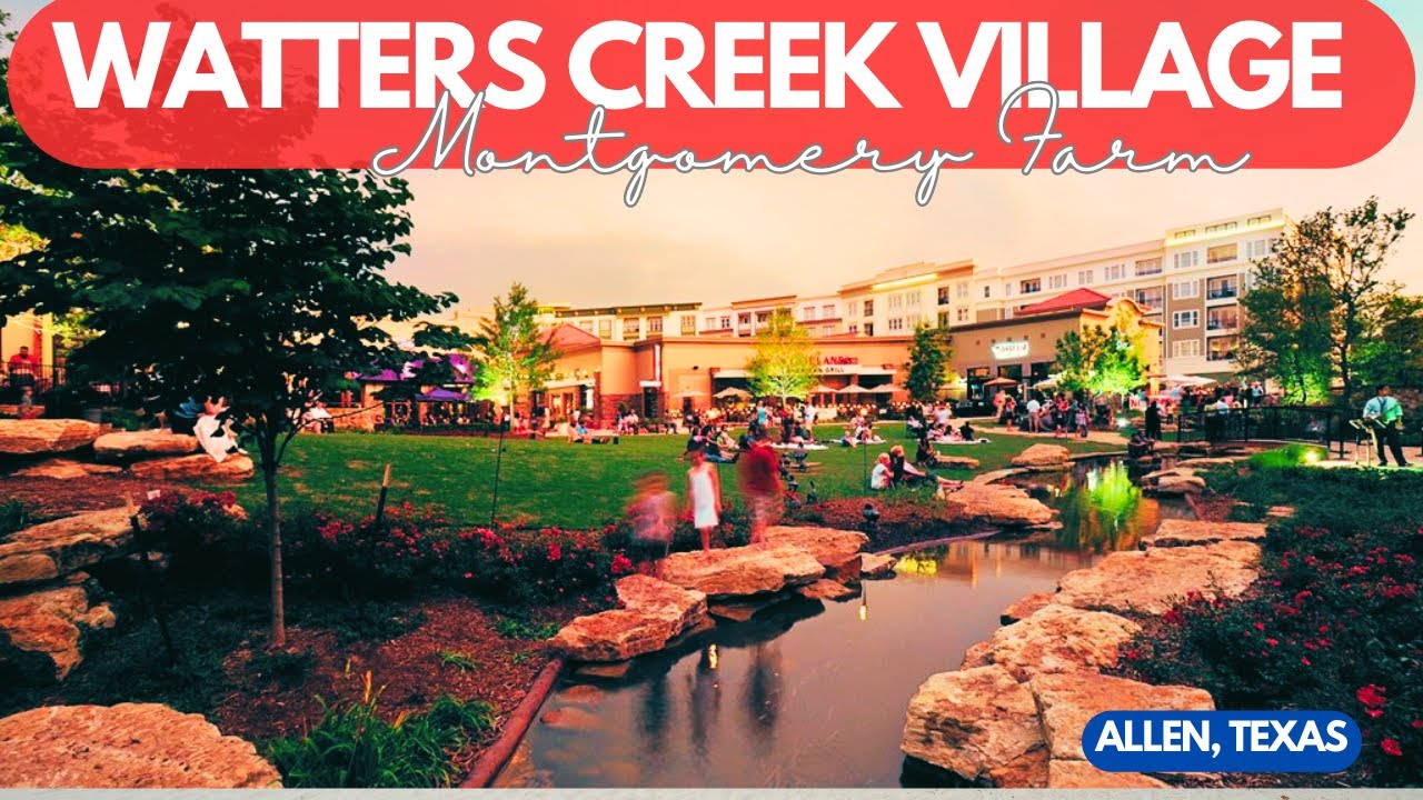J Walking @ Watters Creek Village | Walking Tour | Allen, Texas