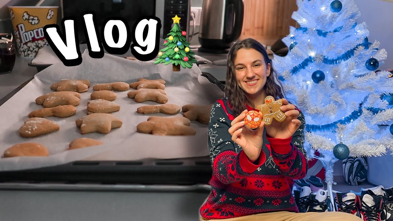 VLOG | zdobíme stromeček, pečení perníčků a oslava 🎅