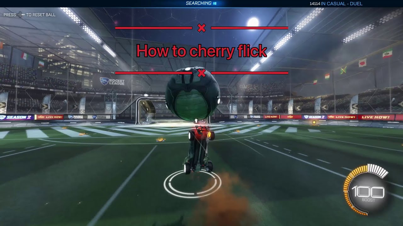 How to cherry flick tutorial| Rocket league |