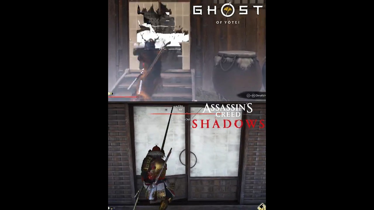 AC Shadows vs Ghost of Yotei&mdash; Both slice the door, but only one cuts deeper.