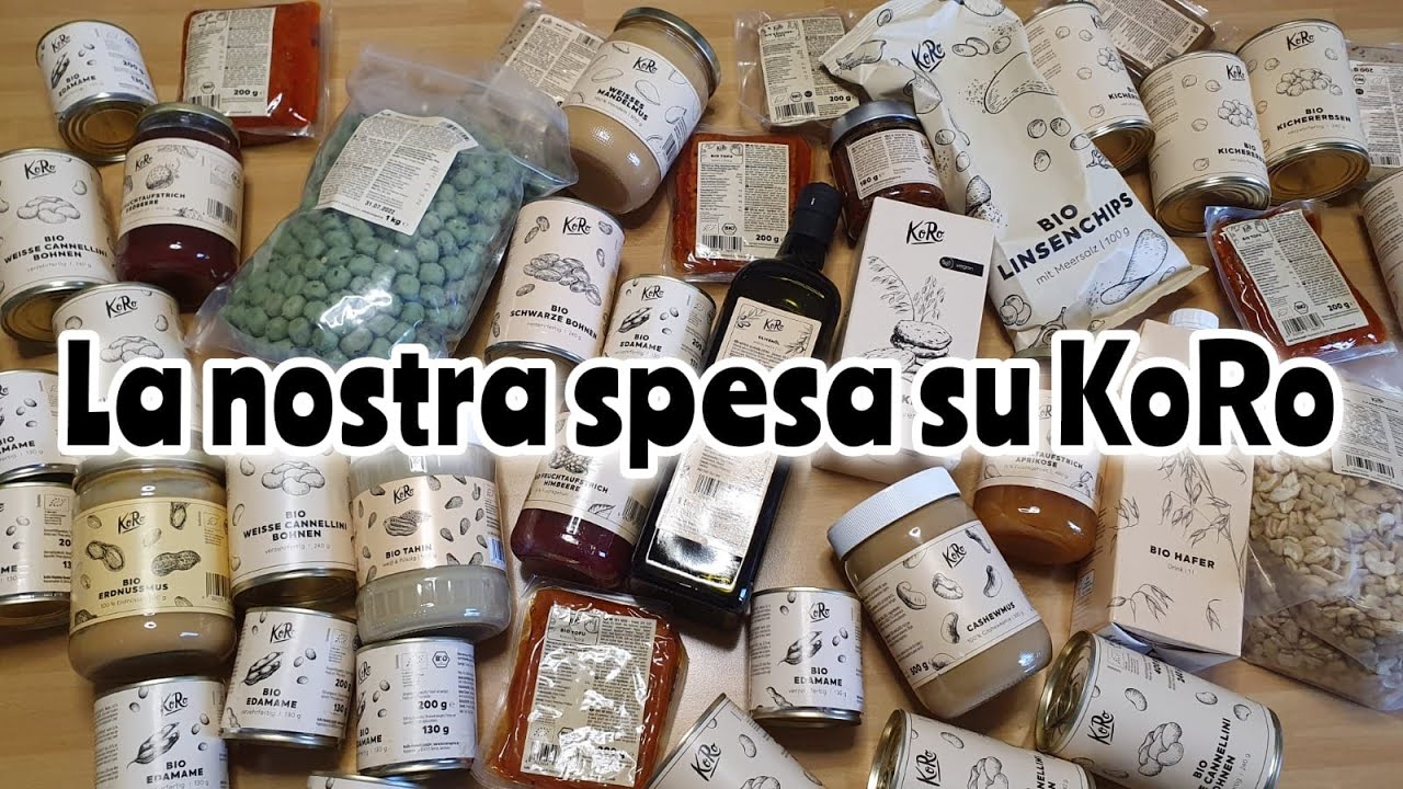La nostra spesa vegana su KoRo shop