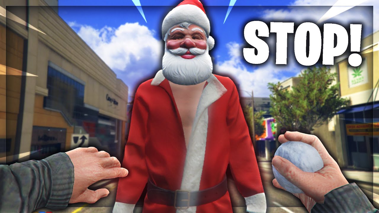 KASTER SNE PÅ JULEMANDEN! - DANSK GTA 5 RP FIVEM