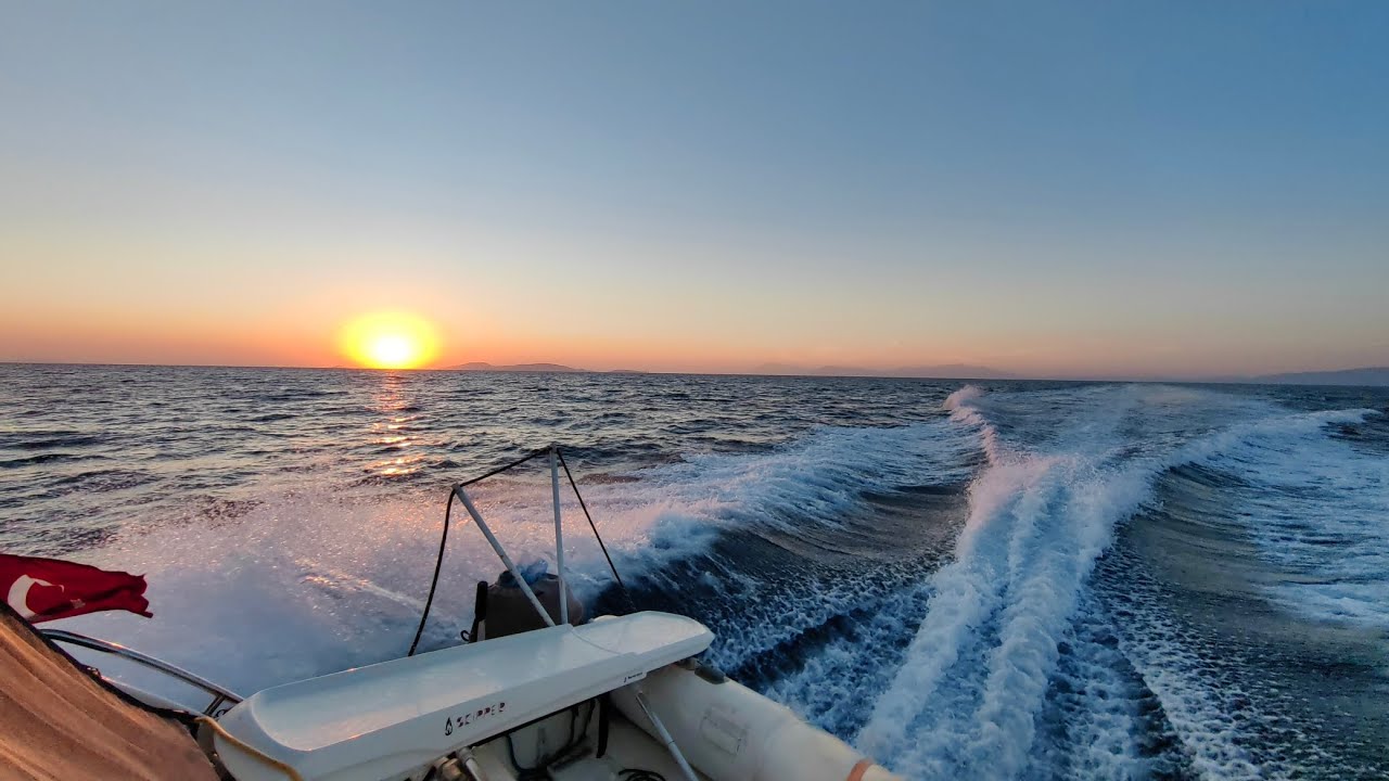 Fairline Targa 37 Motor yat ile uzun seyir. Edremit Körfezi Burhaniye Yat limanı - Bodrum