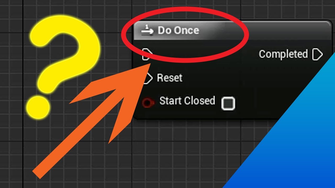 How to use the Do Once Node || Macros || UE4 TUTORIALS