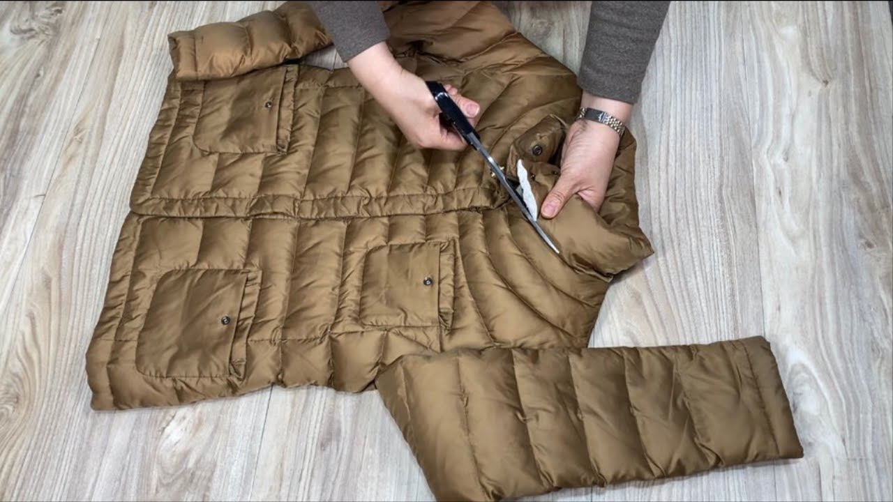 [DIY] Не выбрасывайте изношенную набивку пуховика. | Просто поверь мне и посмотри.