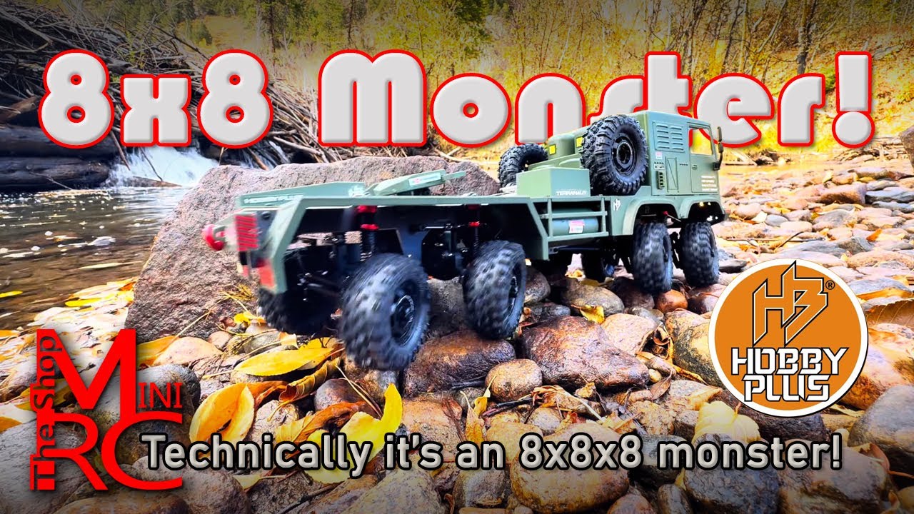 Этот 8x8 Terranaut просто СУПЕР! Полный обзор и видео запуска | Hobby Plus RC