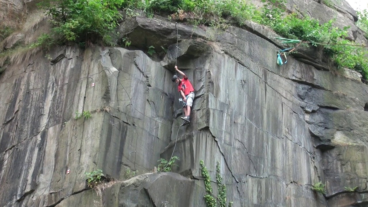 Ferrata v lezecké aréně v Liberci 30. 7. 2019 David