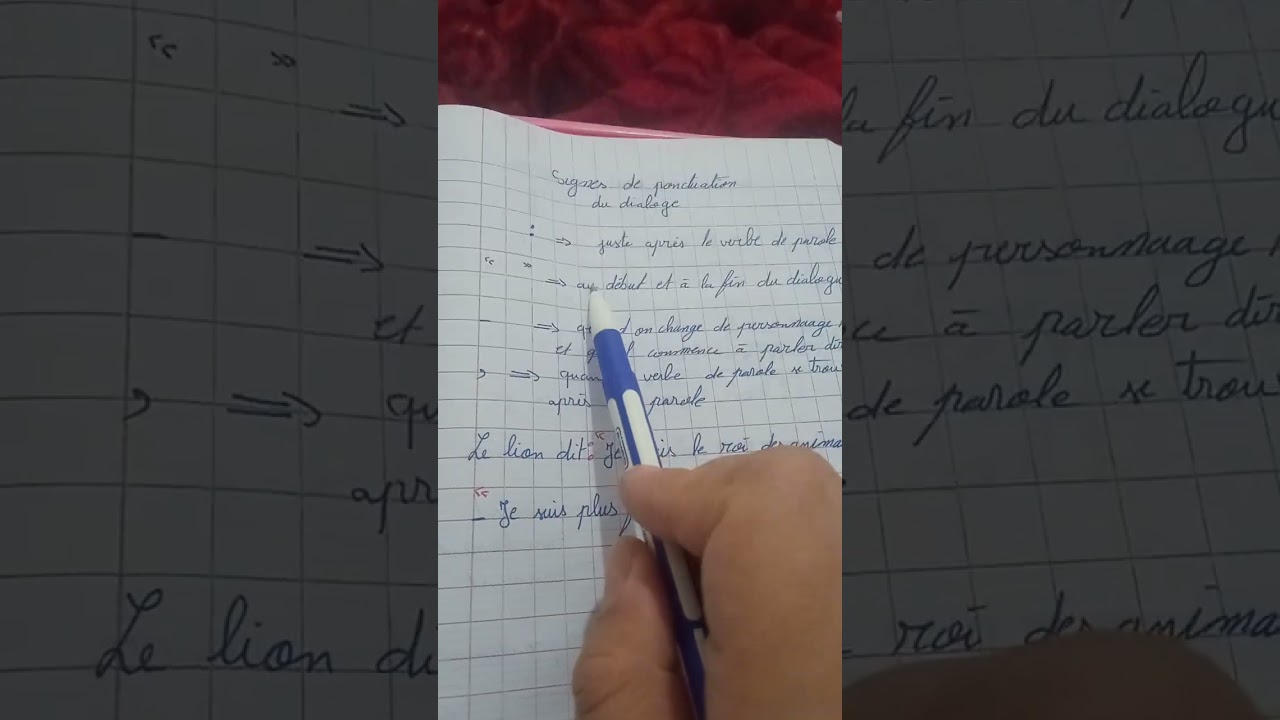 Révision 2AM #révision #2Am#fable# signes de ponctuation#verbes de paroles