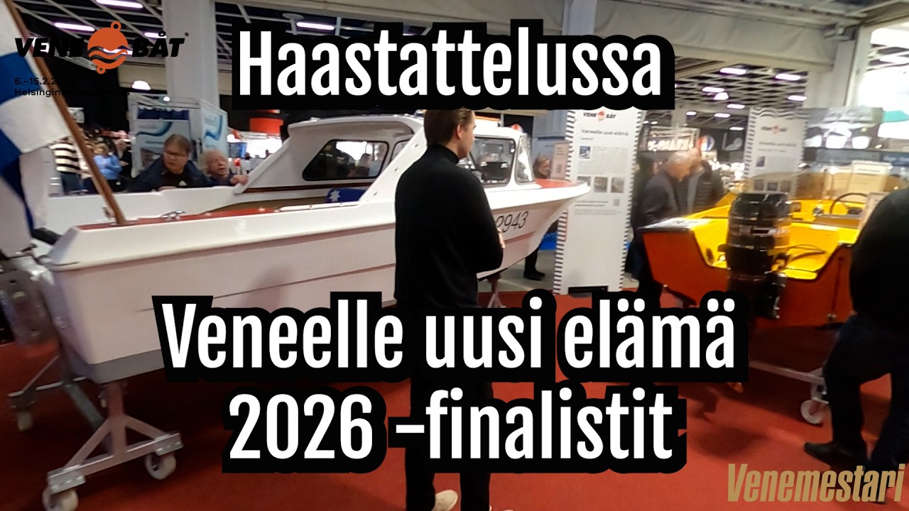 Veneelle uusi elämä 2026 -finalistien haastattelut
