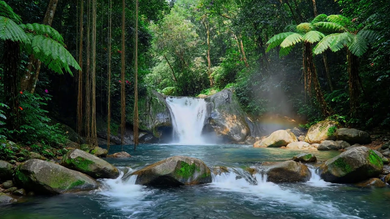 Serene Flowing River 🌿 Gentle Natural Ambience for Sleep, Focus, and Relaxation #1575