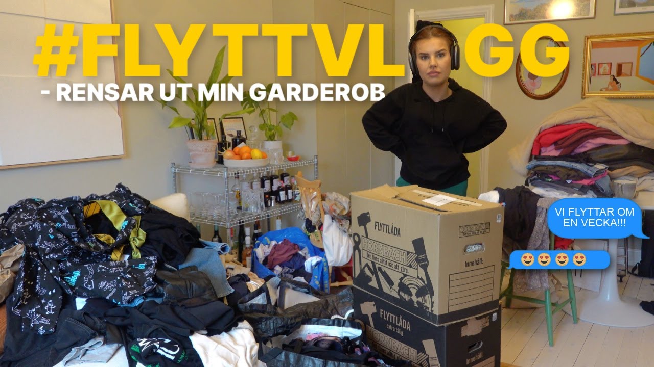 FLYTTVLOGG #1 VI FLYTTAR OM EN VECKA!!!