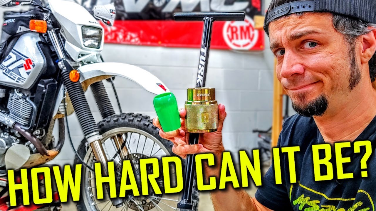 Suzuki DR650 Fork Seal & Fluid Change | Novice Dual Sport Fork Rebuild