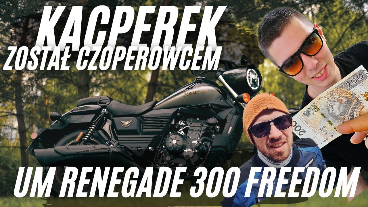 Kacperek został czoperowcem. UM RENEGADE 300 FREEDOM