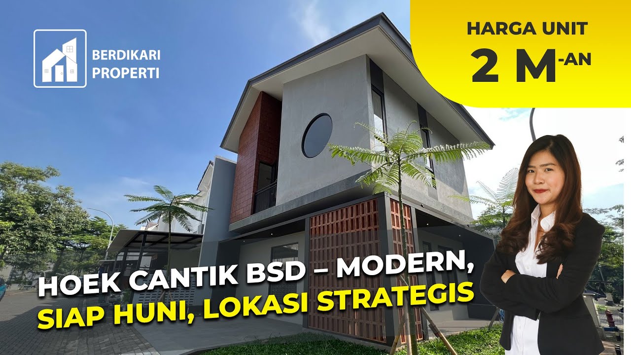 HOEK CANTIK DI BSD – MODERN, SIAP HUNI, LOKASI STRATEGIS! - AZURA VANYA PARK BSD CITY