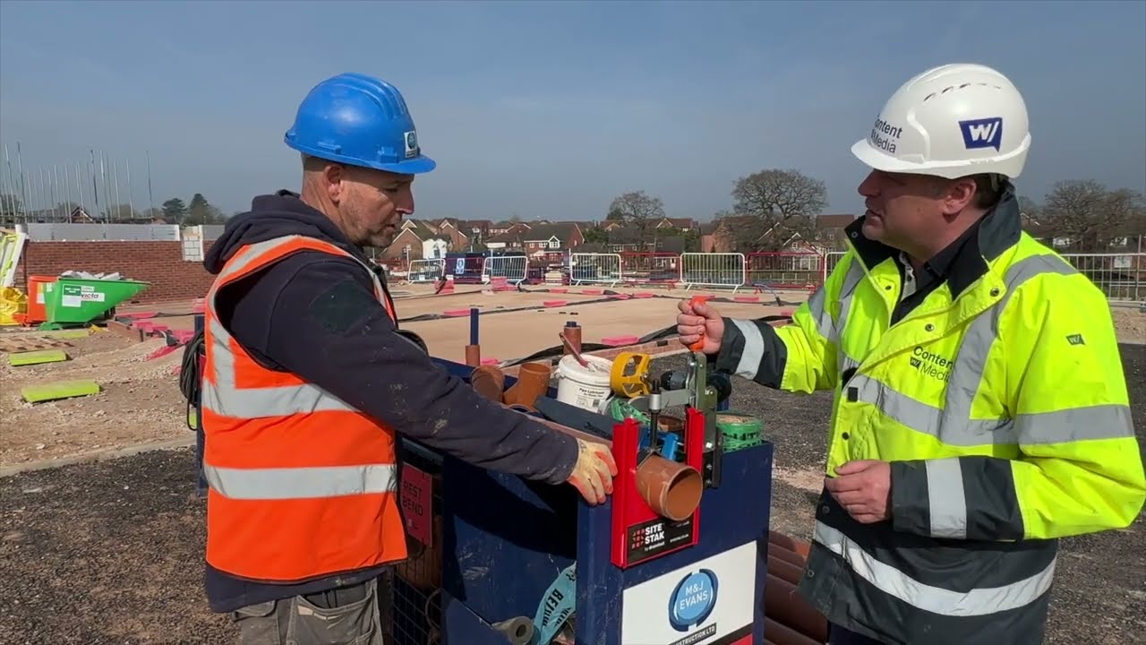 M&J Evans Construction improve drainage installation safety, productivity and quality using SiteStak