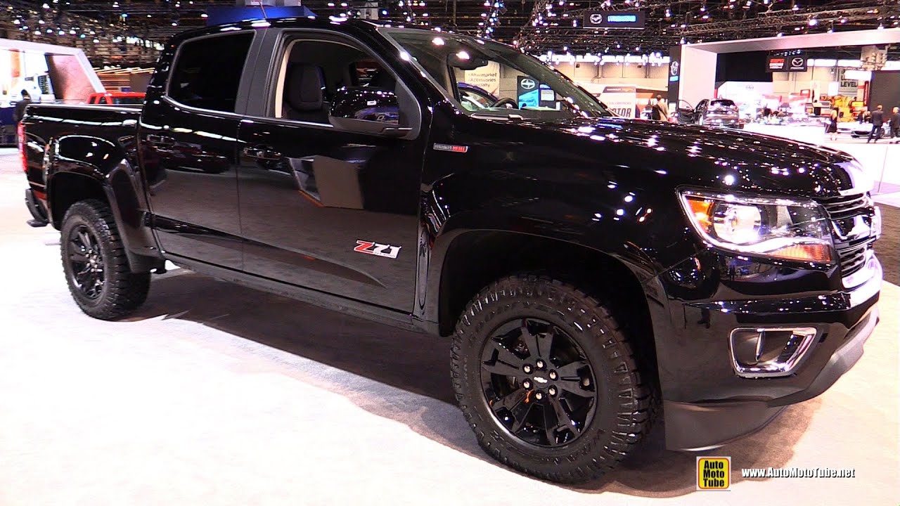2016 Chevrolet Colorado Z71 Midnight Edition - Exterior Interior Walkaround - 2016 Chicago Auto Show