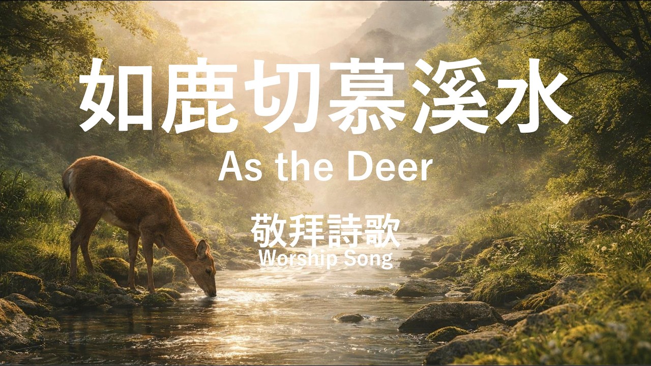 如鹿切慕溪水 As the Deer｜國語三段整理版｜伴奏
