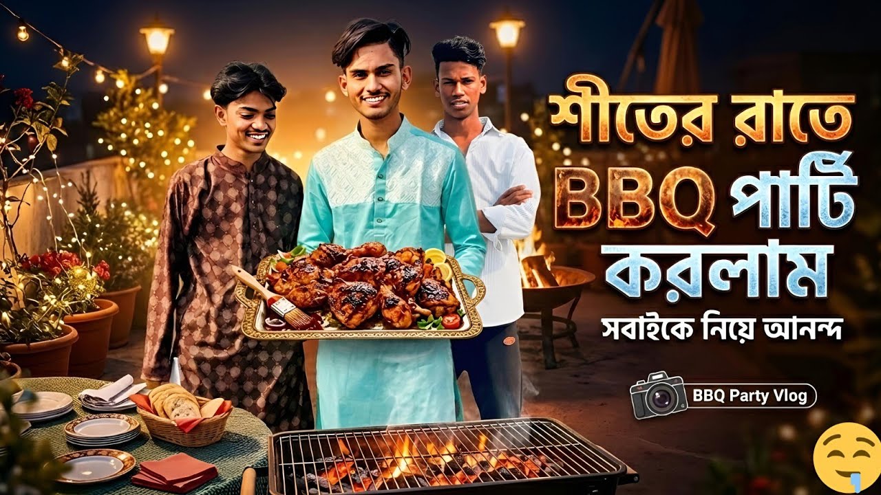 শীতের রাতের বারবিকিউ পার্টি করলাম 🥰 🍗 | Faysal 2.0 | Nasir All Squad | #vlog #faysal #nasirallsquad 