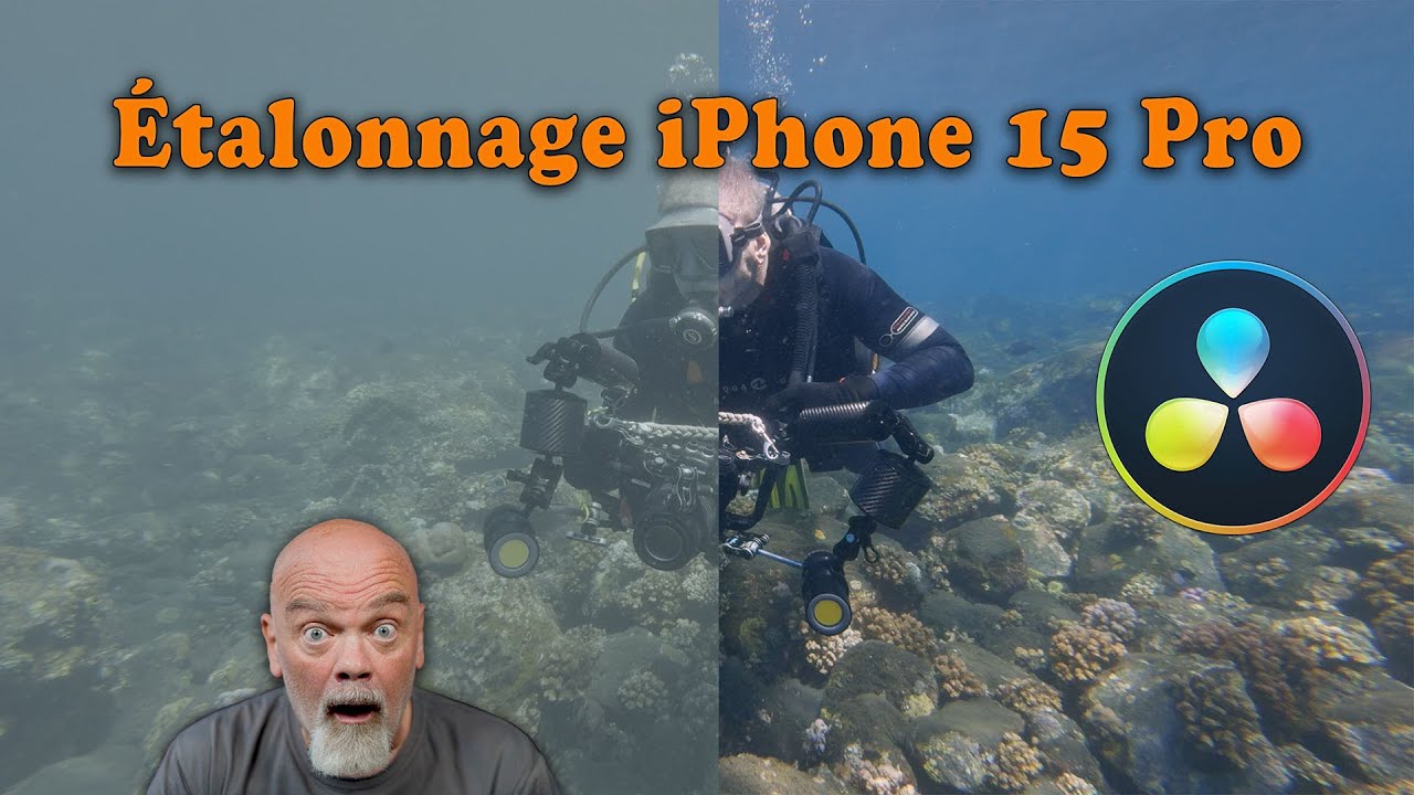 Étalonnage iPhone 15 pro Apple Prores avec Davinci Resolve 19