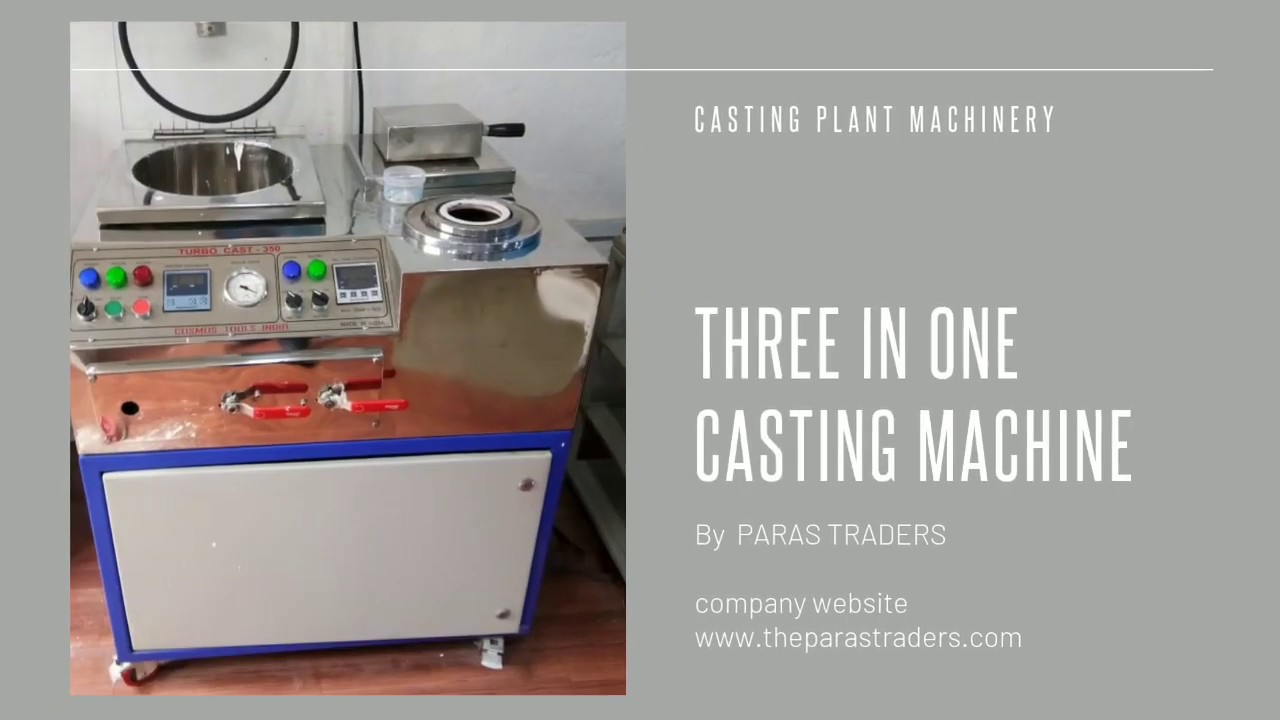 Jewellery casting plant / machinery / raw material part-1