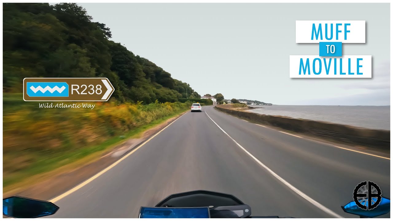 Wild Atlantic Way  Pt 1 &ndash; Muff to Moville | Inishowen Peninsula, Ireland | Yamaha MT09 | POV