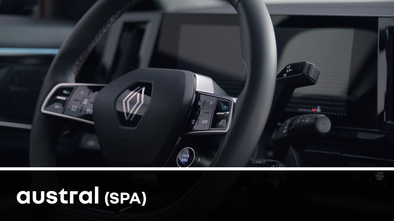el volante, las levas y la palanca e-shifter