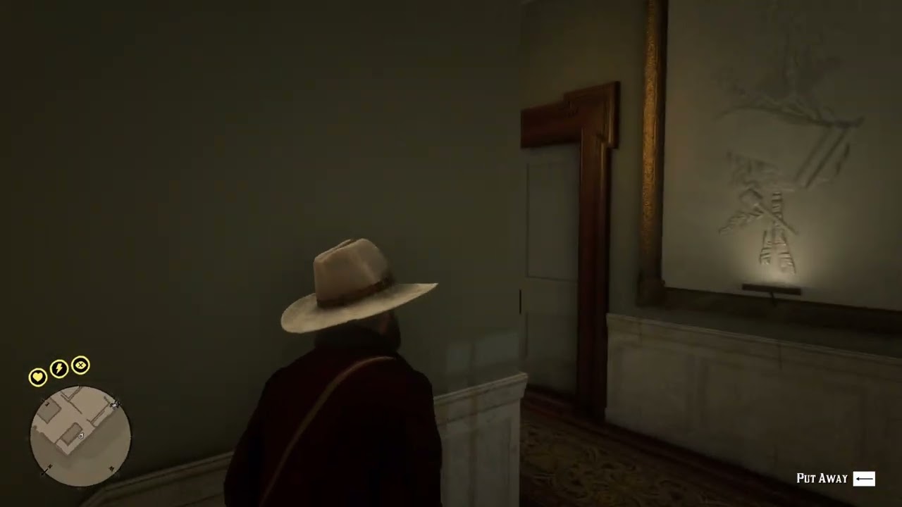 RDR2 PAINTING IN MAYOR HOUSE WELL LITTLE DISTURBING I DON'T KNOW WHY
