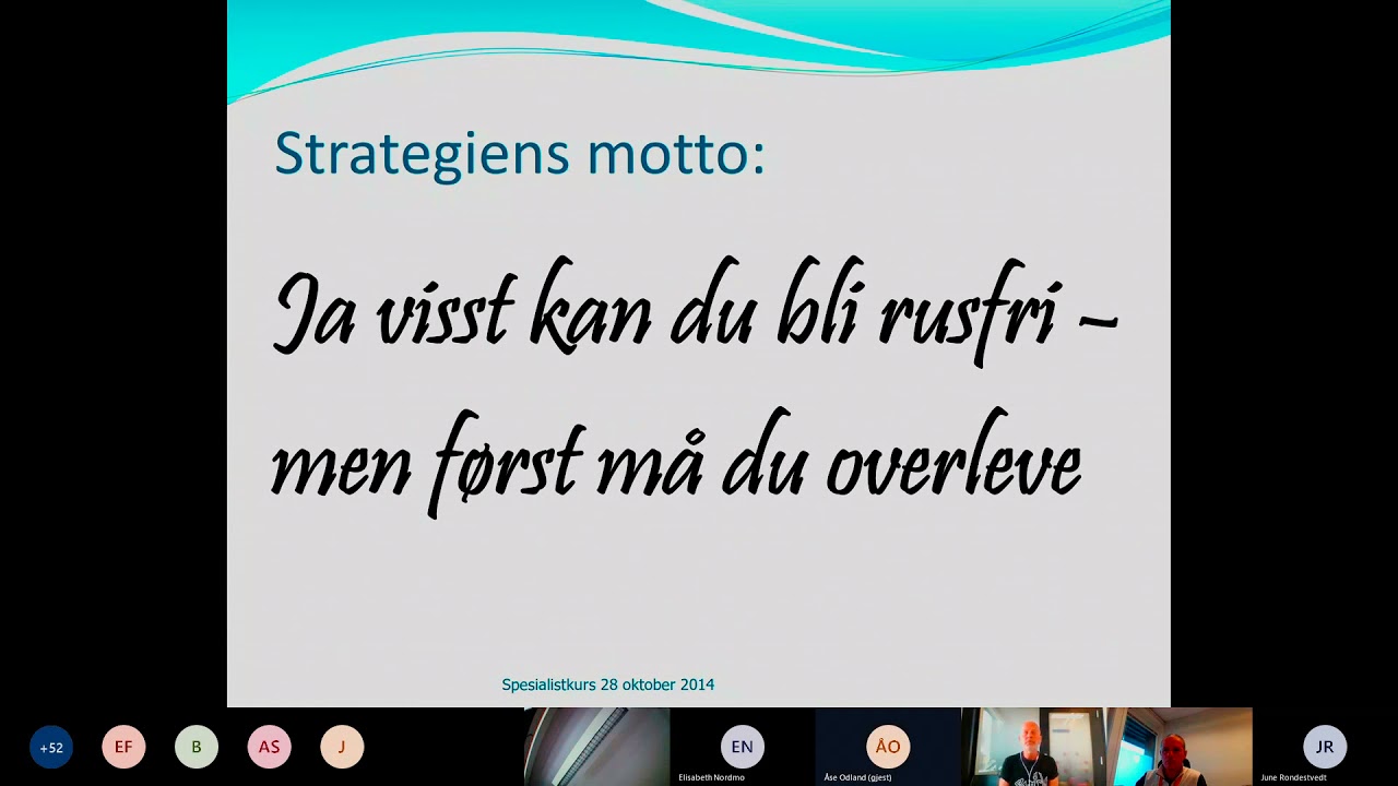 Martin Blindheim: Introduksjon overdoseforebyggende arbeid: Historisk tilbakeblikk