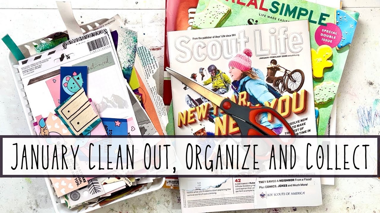 Clean out and Organize your Paper Craft Material and Supplies | Clean with Me | Collecting Collage