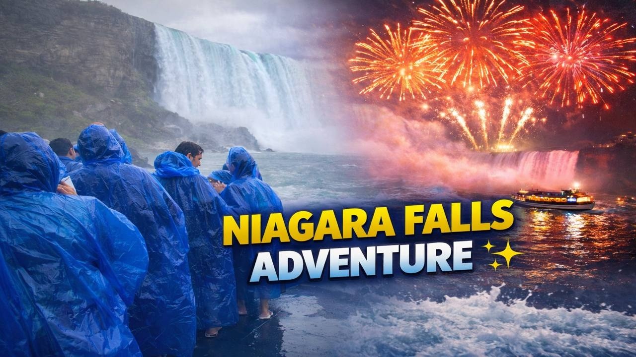 I Went Under Niagara Falls 🌊🚤 | Cruise Adventure + Fireworks 🎆 Part 2