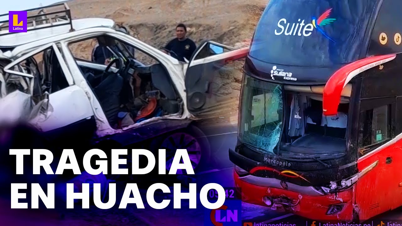 Tragedia en Huacho: Familia muere en choque de bus interprovincial contra auto particular