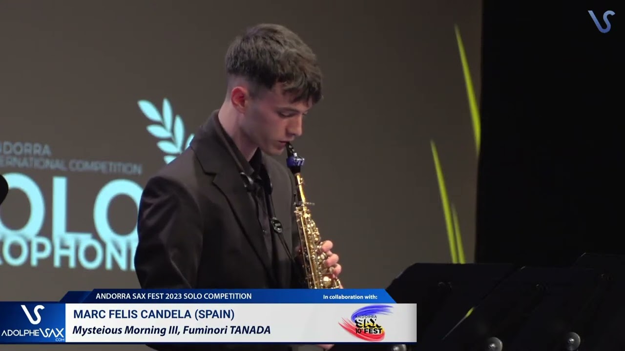 SEMIFINAL SAXFEST 2023: Marc Felis Candela (Spain) plays Misterious Morning III, Fuminori TANADA