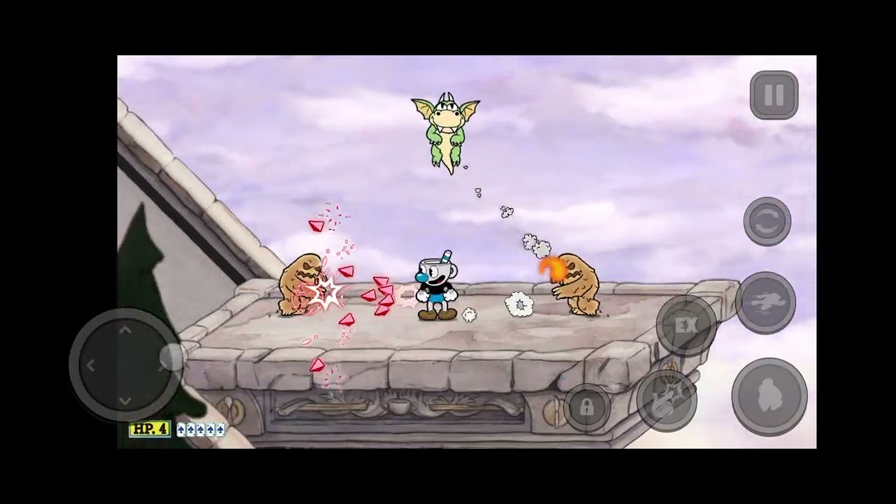 Cuphead#6 теперь я ещё богаче(15 монет 😦). 