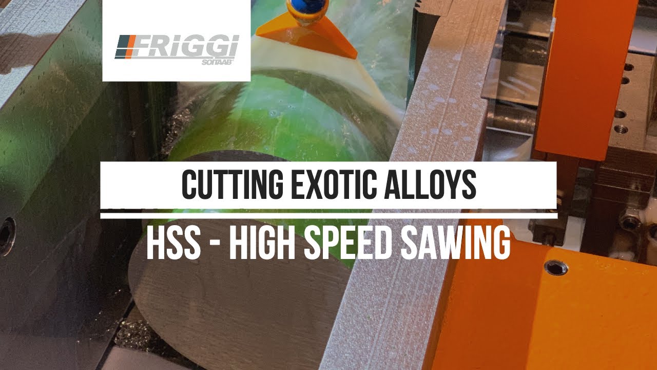Cutting exotic alloys with the ONL HSS bandsaw
