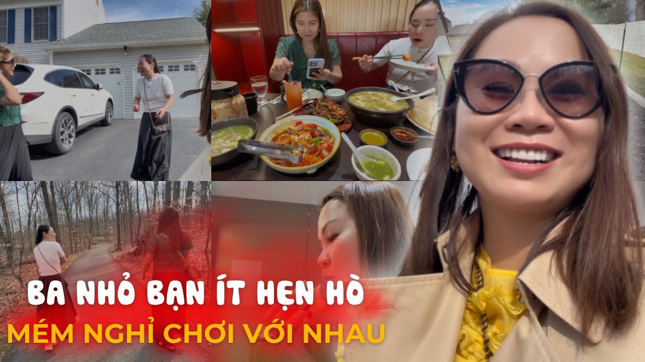 L&acirc;u Lắm Mới Tụ Tập C&ugrave;ng Hai Nhỏ Bạn, M&eacute;m Nữa Nghỉ Chơi Với Nhau Mới Chịu Gặp I Đến Mỹ C&ugrave;ng Mai