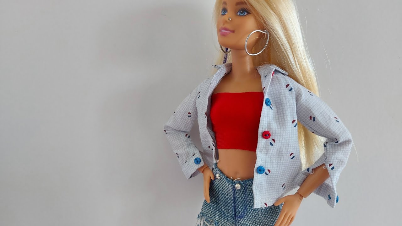 camisa y short para barbie